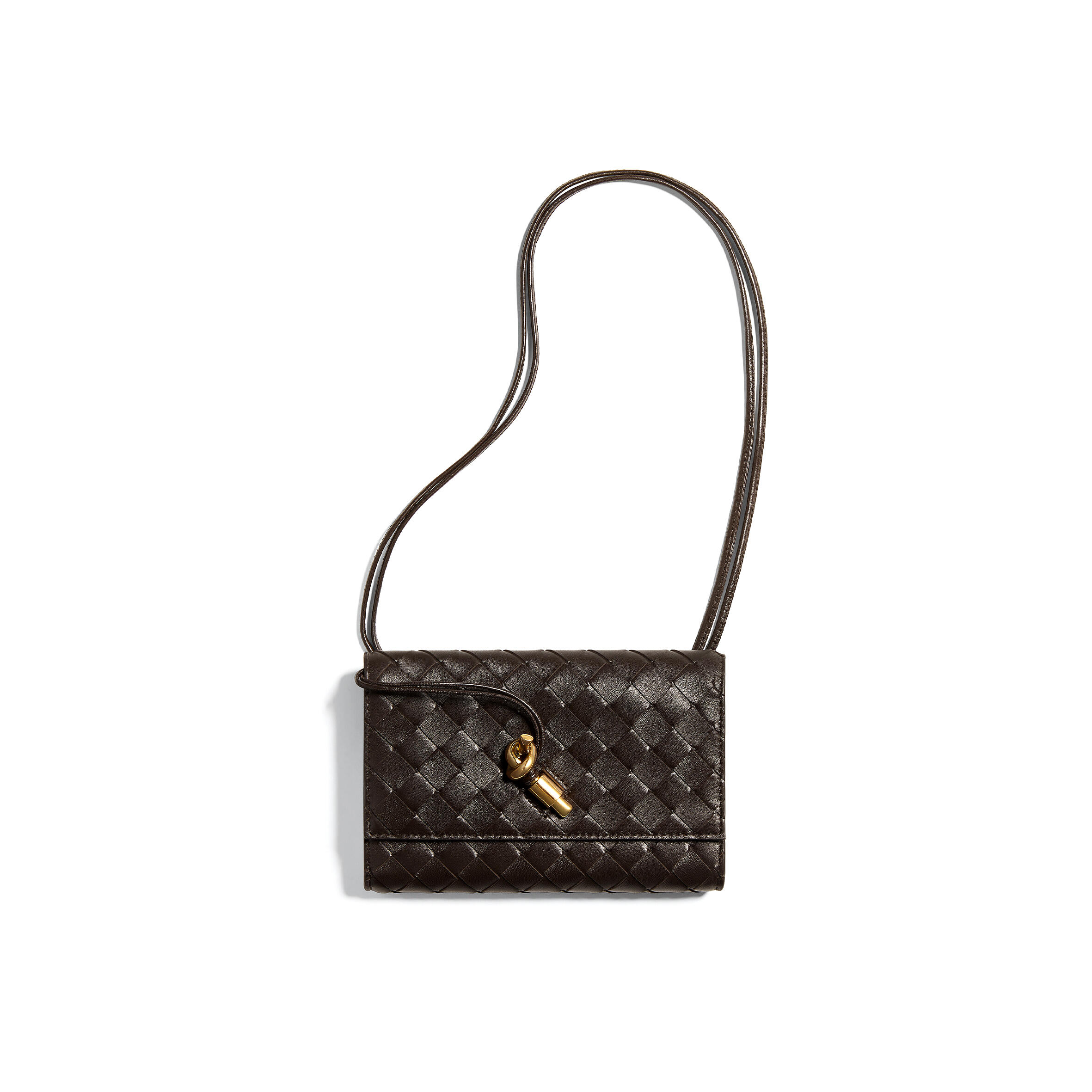 BOTTEGA VENETA ANDIAMO POUCH ON STRAP 836940VCPP22190 (19*12.6*2cm)